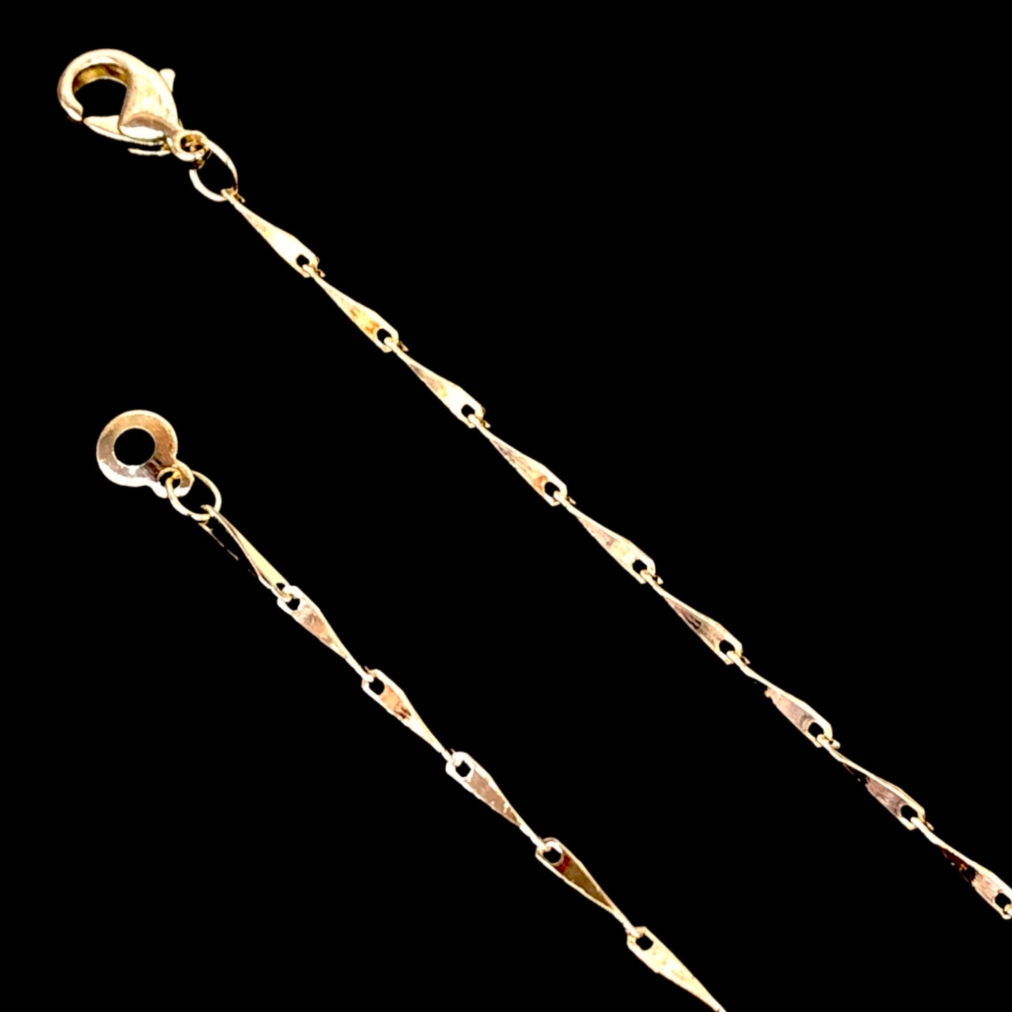 18K Gold Filled 1.2mm French Feather Chain (Pack of 12)